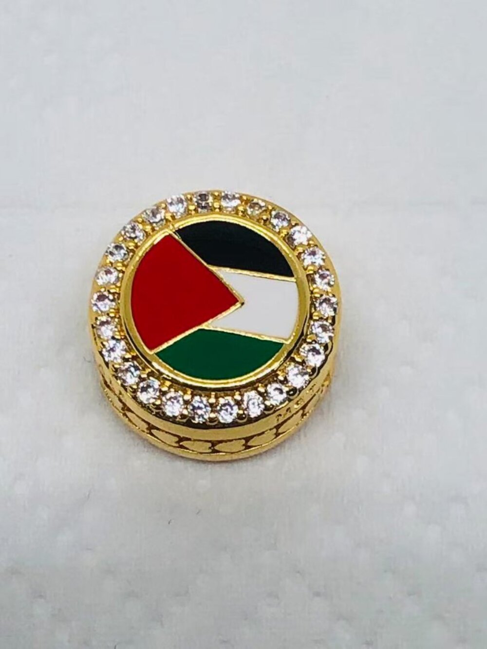 ✨ ✨Pandora Palestine Exclusive Country Flag Colors Button CHARM
